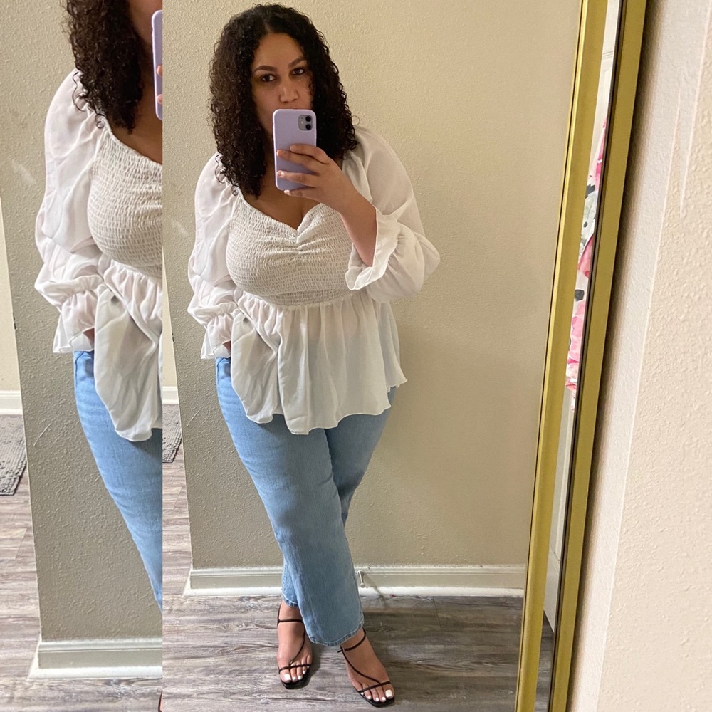 Target Ava &Viv High Rise Straight Leg Jeans